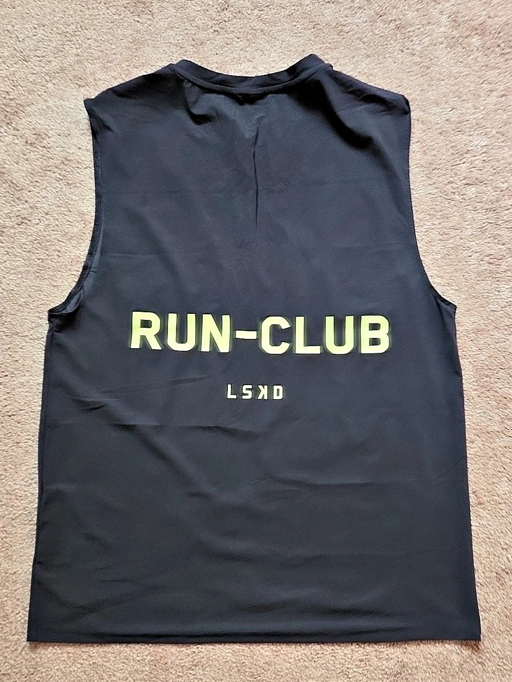 LSKD Cadence Run Club Muscle Tank Black